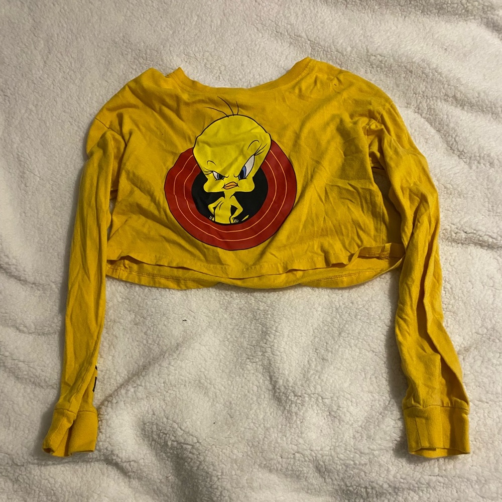 looney Tunes long sleeve crop top
